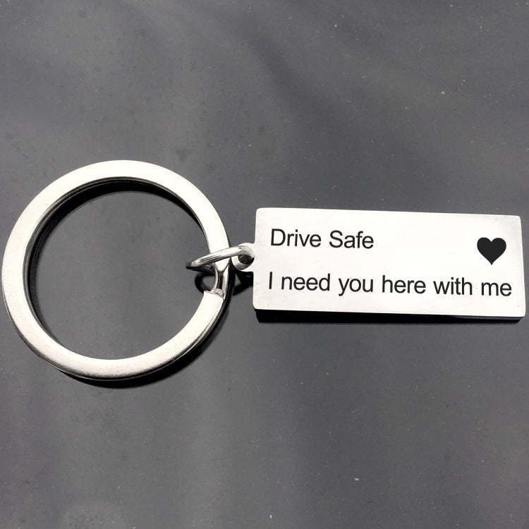Drive Well Stainless Steel Key Ring Vacuum Plating