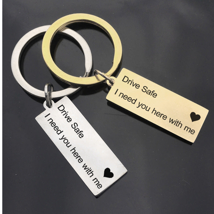 Drive Well Stainless Steel Key Ring Vacuum Plating